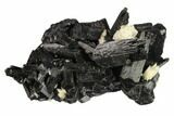 Black Tourmaline (Schorl) Crystals with Orthoclase - Namibia #132219-1